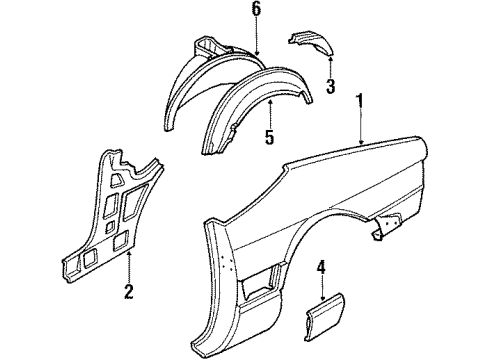 1987 Cadillac Allante Antenna,Radio Power Diagram for 19245561