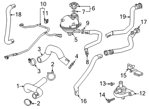 2020 Buick Encore GX Radiator & Components Diagram 2 - Thumbnail