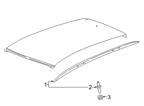 2021 Chevy Bolt EV Luggage Carrier Diagram