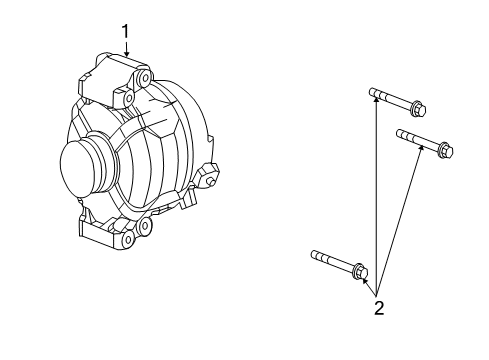 2009 Pontiac G5 Alternator Diagram 2 - Thumbnail