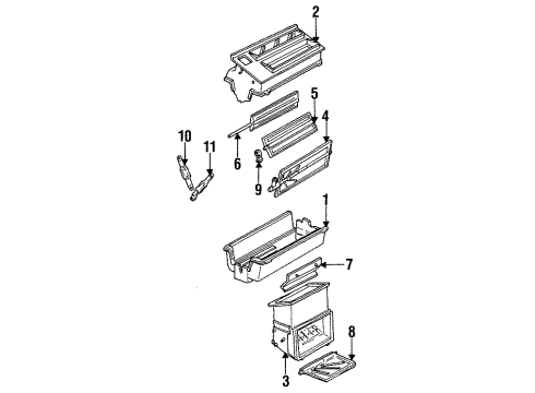 1998 GMC Yukon HVAC Case Diagram 1 - Thumbnail