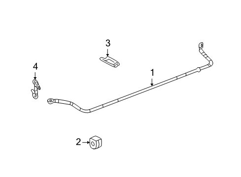 2006 Chevy Uplander Rear Suspension, Control Arm Diagram 4 - Thumbnail