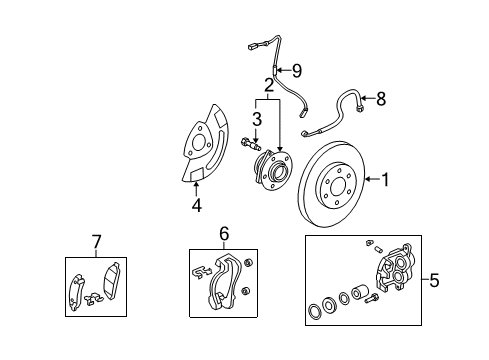 2013 Chevy Traverse Front Brakes Diagram