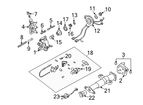 2000 Buick Park Avenue Theft Deterrent Module Assembly Diagram for 10355946