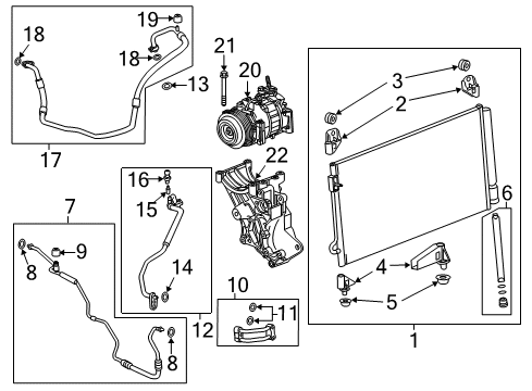 2016 Chevy Silverado 3500 HD Air Conditioner Diagram 2 - Thumbnail