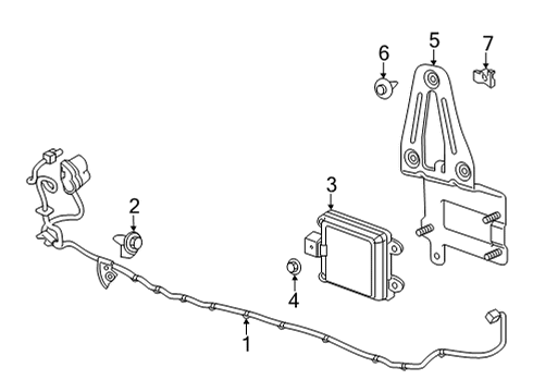 2022 Chevy Traverse Lane Departure Warning Diagram 2 - Thumbnail