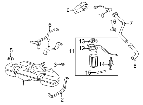 2000 Pontiac Grand Am Fuel Supply Diagram 2 - Thumbnail