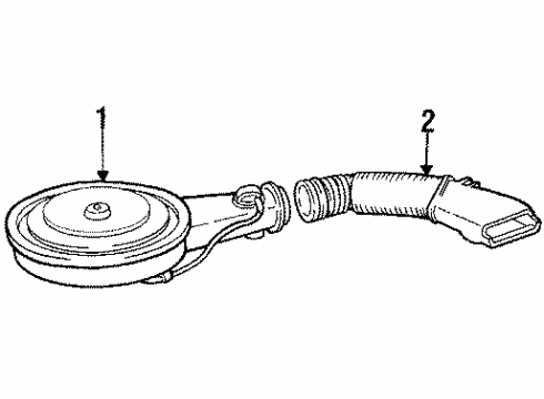 1991 Chevy Camaro Air Intake Diagram 2 - Thumbnail