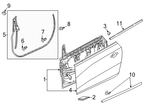 2017 Buick Cascada Plug,Lift Gate Inner Panel Access Hole Diagram for 24436714