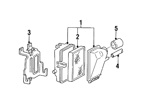 1991 GMC Syclone Air Inlet Diagram