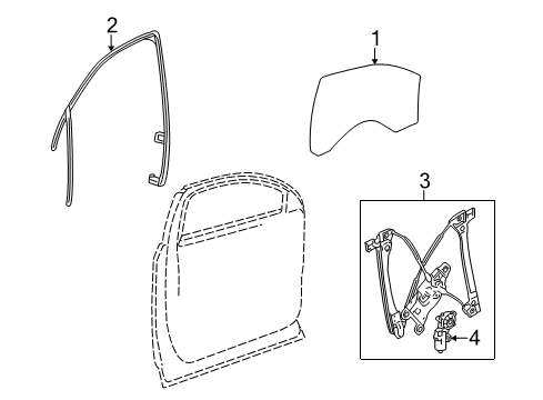 2016 GMC Terrain Rear Door Diagram 1 - Thumbnail