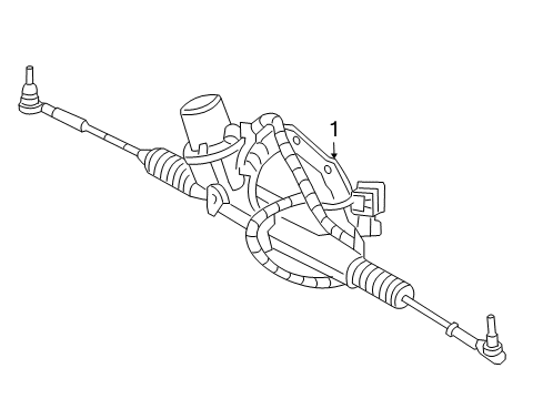 2003 GMC Yukon XL 1500 P/S Pump & Hoses, Steering Gear & Linkage Diagram 6 - Thumbnail