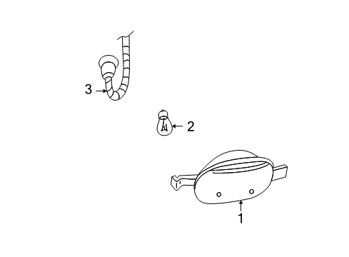 2003 GMC Envoy XL Corner Lamps Diagram