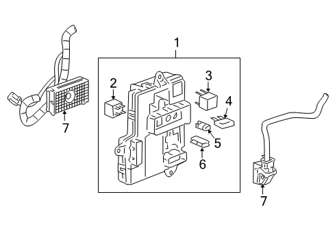 2008 Pontiac G5 Window Defroster Diagram 1 - Thumbnail