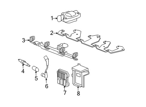 2008 Hummer H3 Powertrain Control Diagram 1 - Thumbnail