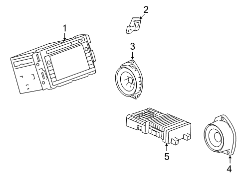 2009 GMC Sierra 1500 Sound System Diagram 1 - Thumbnail