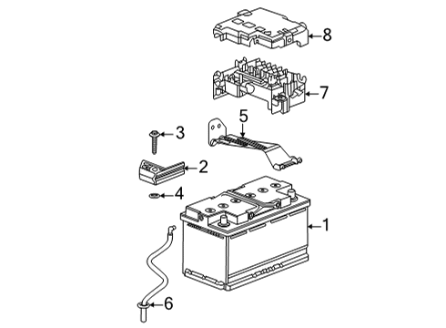 2020 Cadillac CT4 Battery Diagram