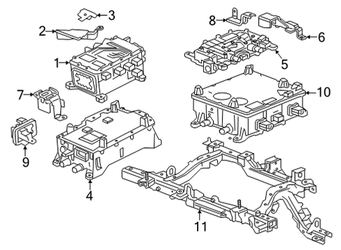 2022 Chevy Bolt EUV MODULE ASM-DRV MOT PWR INV ECCN=3A999.A Diagram for 24046891