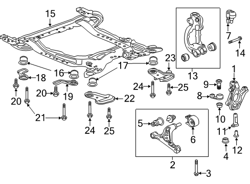 2018 Buick Envision Bolt, Heavy Hx Acorn Flange Head Diagram for 11588745