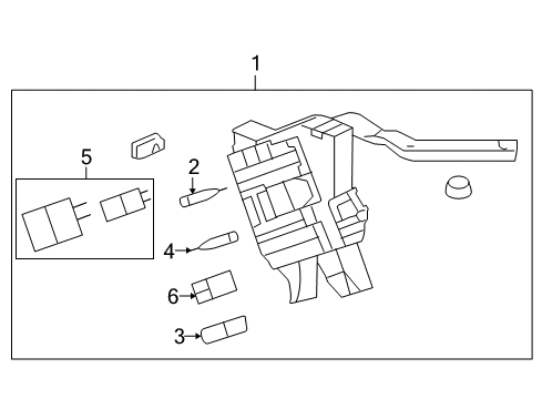 2005 Chevy Uplander Electrical Components Diagram 1 - Thumbnail