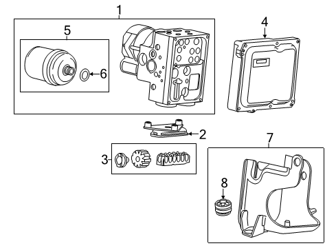 2014 Cadillac ELR Anti-Lock Brakes Diagram 1 - Thumbnail