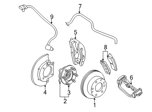 2000 Chevy Silverado 2500 Anti-Lock Brakes Diagram 2 - Thumbnail