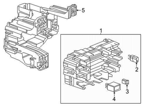 2022 Cadillac CT4 Fuse & Relay Diagram 2 - Thumbnail