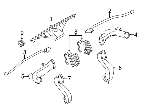 2017 Chevy City Express Ducts Diagram