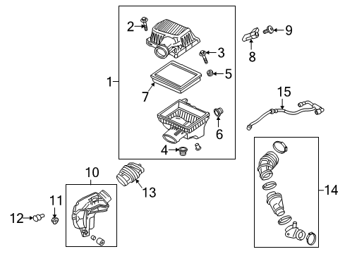 2021 Chevy Equinox Air Intake Diagram