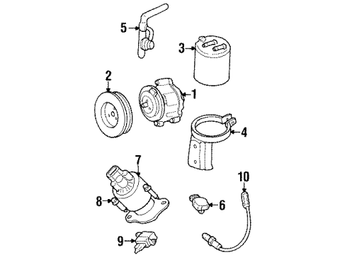 1993 GMC C2500 Emission Components Diagram 2 - Thumbnail