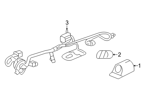 2019 Cadillac XTS Bulbs Diagram 3 - Thumbnail