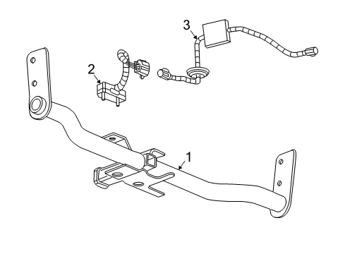 2012 Chevy Equinox Trailer Hitch Components Diagram