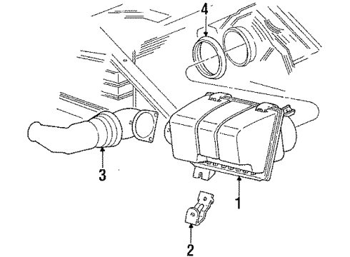 1993 Buick Century Air Intake Diagram 2 - Thumbnail