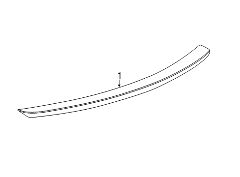 2015 Buick LaCrosse Rear Spoiler Diagram