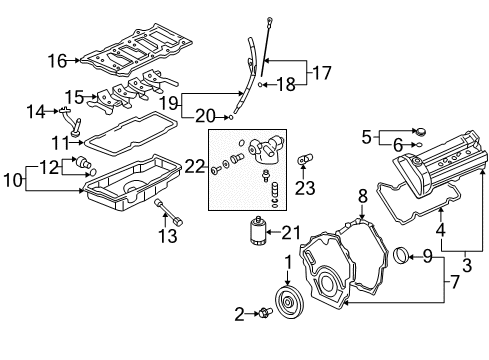 2006 Cadillac DTS Filters Diagram 1 - Thumbnail