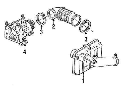 1993 Buick LeSabre Air Intake Diagram