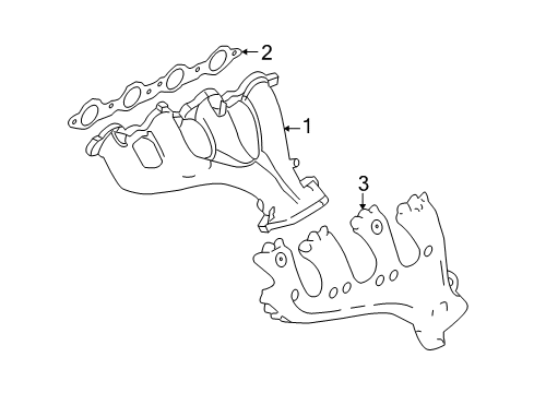 2011 Cadillac Escalade ESV Exhaust Manifold Diagram