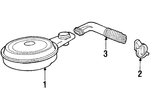 1989 Cadillac Brougham Air Inlet Diagram