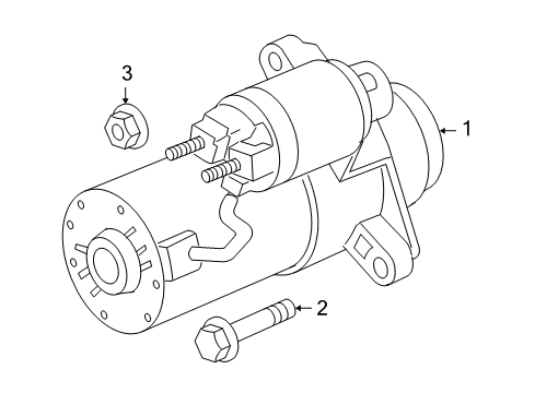 2010 Hummer H3T Starter, Electrical Diagram 1 - Thumbnail