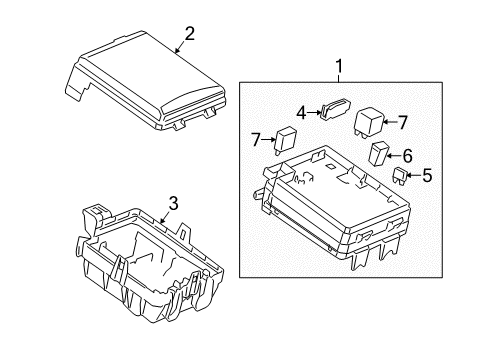 2015 Chevy Sonic Cover, Engine Wiring Harness Fuse Block Diagram for 95092977