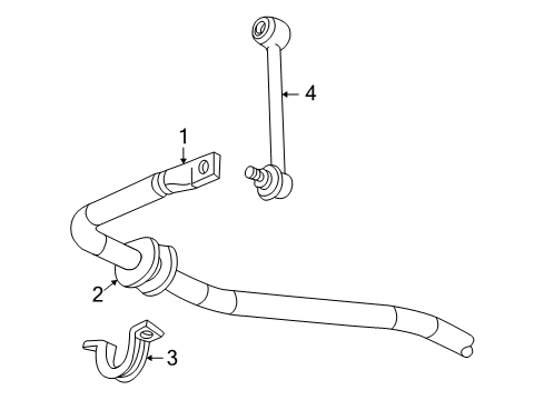 2006 Hummer H2 Rear Suspension, Control Arm Diagram 1 - Thumbnail