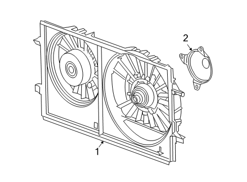 2006 Chevy Malibu Cooling System, Radiator, Water Pump, Cooling Fan Diagram 6 - Thumbnail