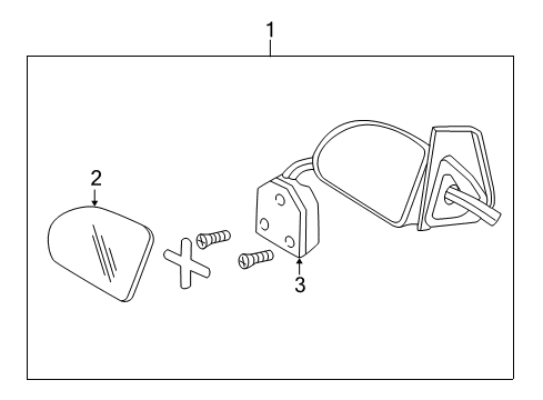 1997 Pontiac Trans Sport Outside Mirrors Diagram