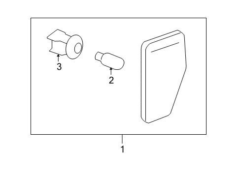 2009 Hummer H3 Side Marker Lamps Diagram