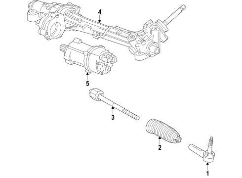 2015 Chevy Camaro P/S Pump & Hoses, Steering Gear & Linkage Diagram 2 - Thumbnail