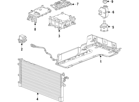 2021 Chevy Bolt EV Transaxle Assembly, Auto Diagram for 25200458