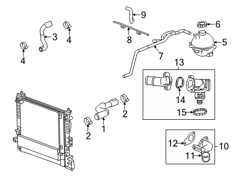 2020 Cadillac XT5 Hoses, Lines & Pipes Diagram 2 - Thumbnail