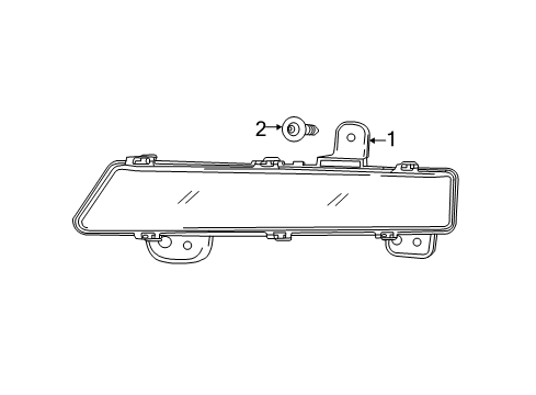 2015 Chevy SS Lamp Assembly, Daytime Running Diagram for 92253950