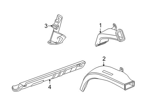 2010 Saturn Outlook Ducts Diagram 2 - Thumbnail