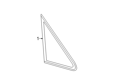 2016 Chevy Caprice Window,Quarter Diagram for 92420671